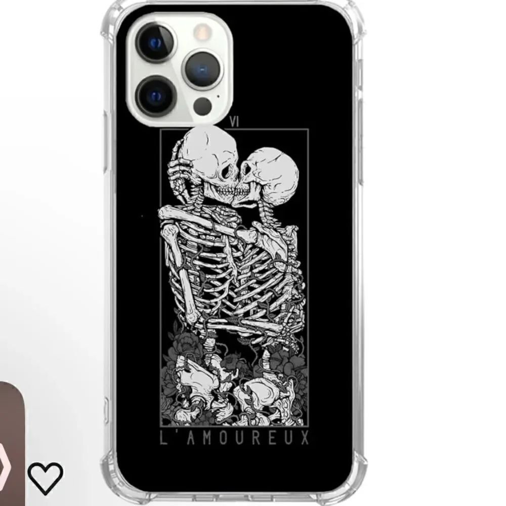 Kissing Skull Couple Case Compatible with iPhone 12 & 12 Pro. New. NWT.